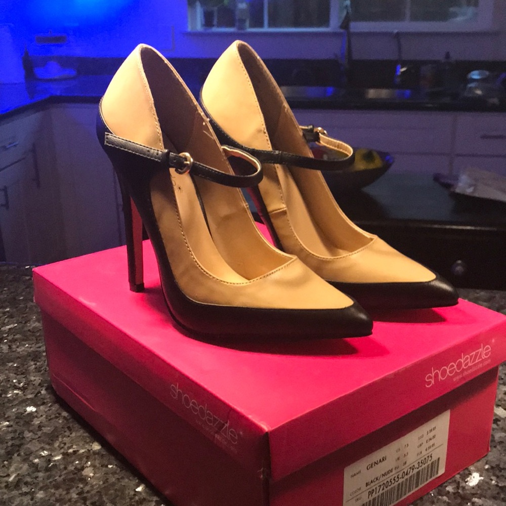 Black and Tan pumps
